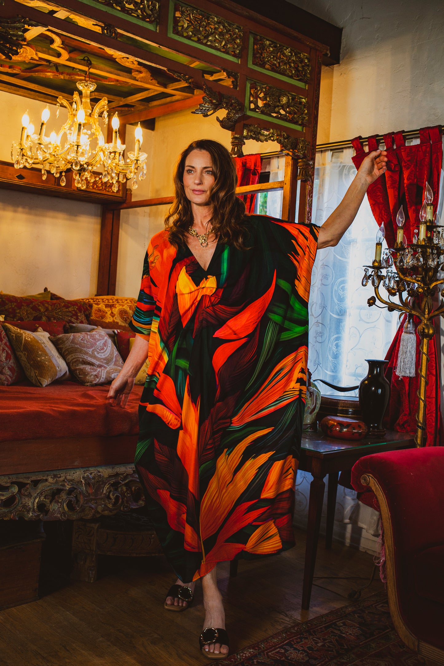 Madame Vert Kaftan