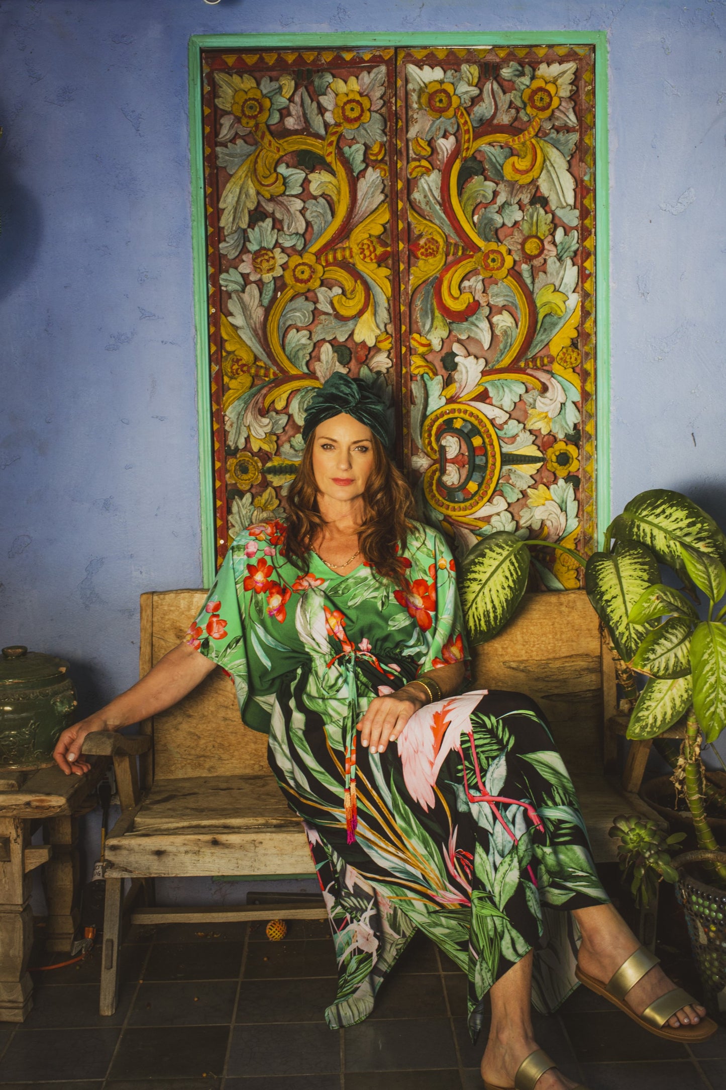 Flamingo Paradise Kaftan