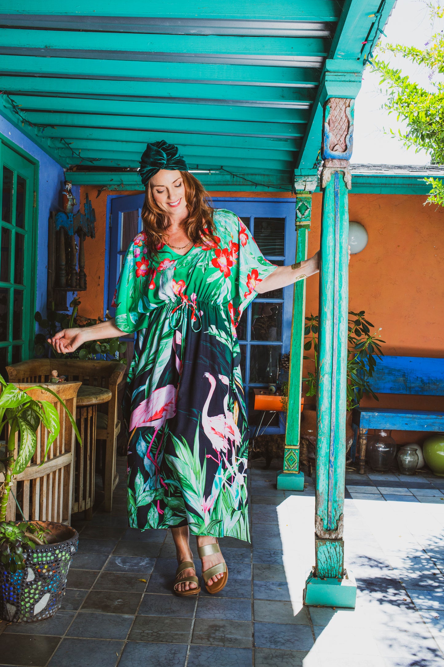 Flamingo Paradise Kaftan